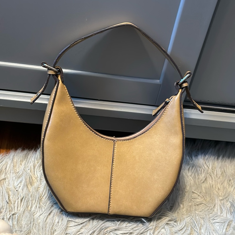 leather mini shoulder purse